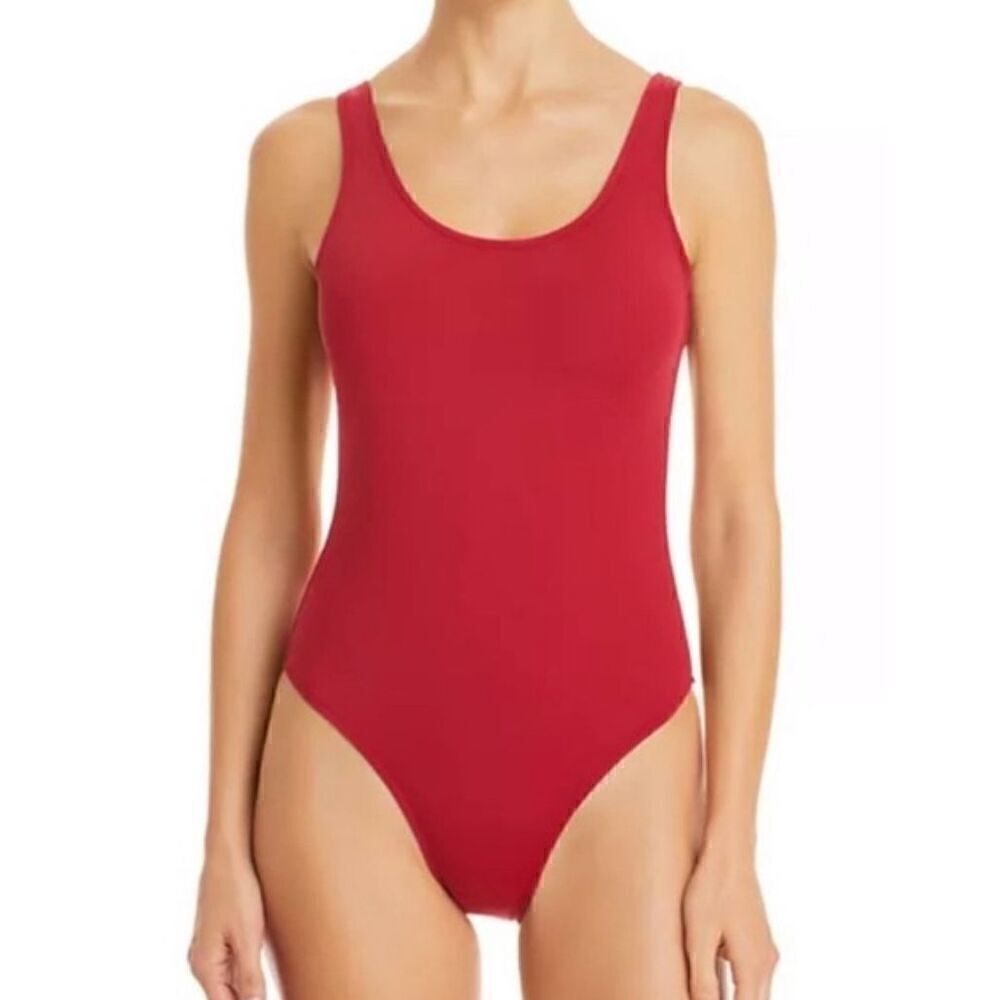Onia One Piece Swimsuit in Haute Red NWT Size Large
